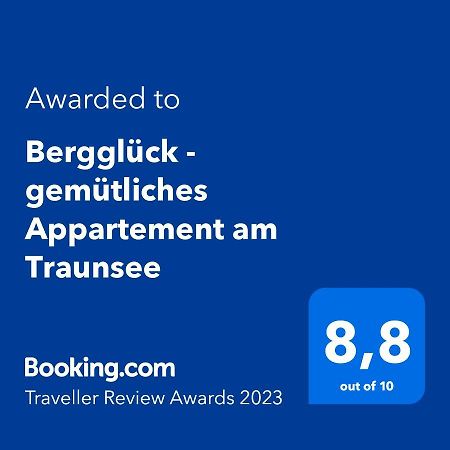 Bergglueck - Gemuetliches Appartement Am Traunsee Altmuenster Luaran gambar